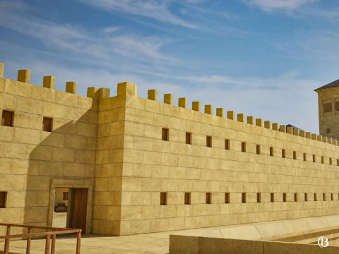 La Bible parle de la forteresse Antonia comme de baraquements (Actes 21:37), et c’est là que Paul s’adressa au peuple en Actes 22. – Numéro de diapositive 5