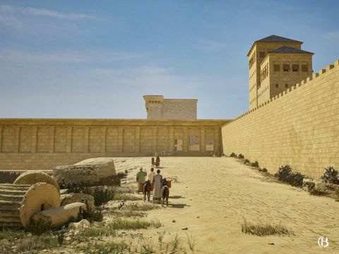 Josèphe écrit également que le mur nord avait une entrée, qui devait probablement être positionnée entre la forteresse Antonia et le bassin d’Israël, situé à proximité. – Numéro de diapositive 12