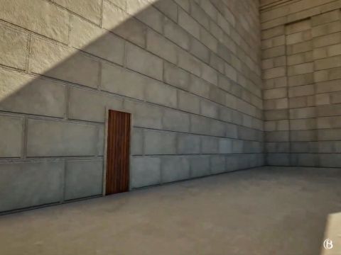... jusqu’à une porte dans le mur sud de la chambre haute. – Numéro de diapositive 21