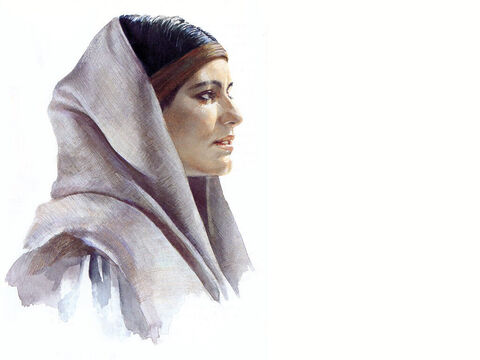 Illustration de Marie de Magdala, par Pam Masco. – Numéro de diapositive 1