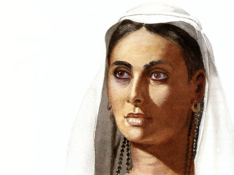 Cette illustration peut être utilisée pour représenter de nombreux personnages féminins dans la Bible. – Numéro de diapositive 4