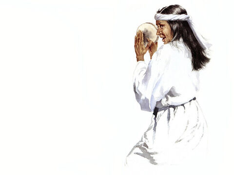 Illustration de Marie, sœur de Moïse, par John Heseltine. – Numéro de diapositive 7