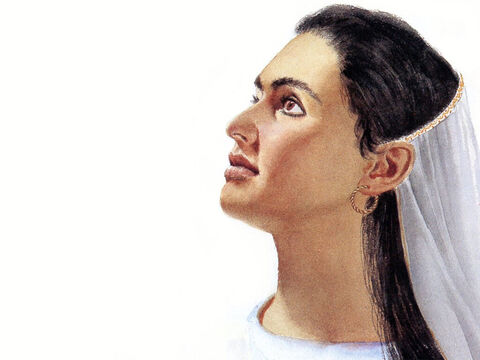 Cette illustration peut être utilisée pour représenter de nombreux personnages féminins dans la Bible. – Numéro de diapositive 12