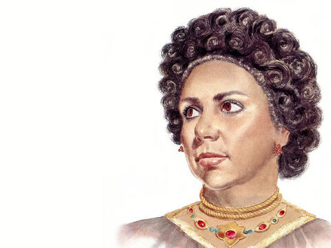 Cette illustration peut être utilisée pour représenter de nombreux personnages féminins de l’époque gréco-romaine dans la Bible. – Numéro de diapositive 14
