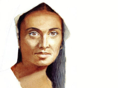 Cette illustration peut être utilisée pour représenter de nombreux personnages féminins dans la Bible. – Numéro de diapositive 16