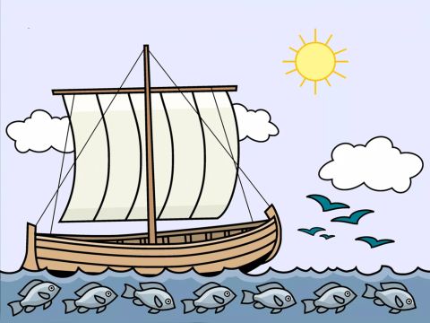 Cette histoire se trouve dans la Bible. – Numéro de diapositive 1