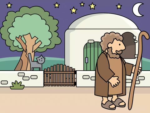 Il est sorti dans l’obscurité pour chercher sa brebis perdue. – Numéro de diapositive 5