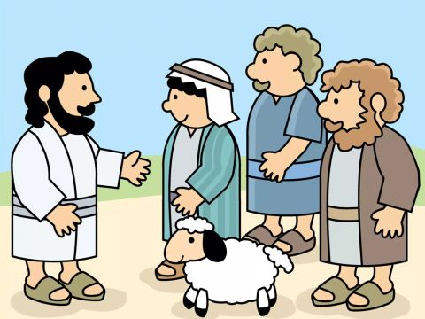 Jésus dit : “ je vous raconte cette histoire, afin que vous sachiez que je prends soin de vous.” – Numéro de diapositive 13