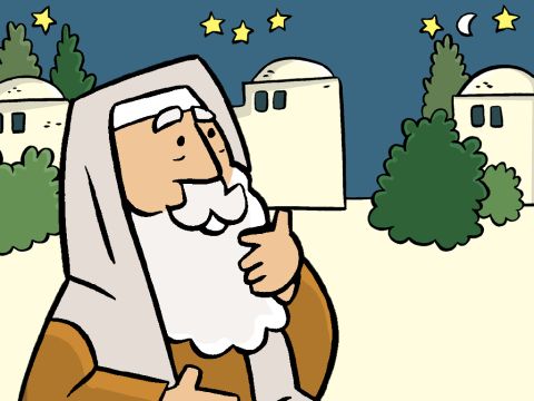 Nicodème était un important chef juif. Il avait entendu Jésus parler et vu les miracles qu’il avait accomplis. Désireux d’en savoir plus sur Jésus, il alla lui rendre visite un soir. – Numéro de diapositive 1