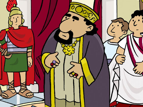 Agrippa demanda à Paul : “ En si peu de temps, penses-tu pouvoir me convaincre de devenir chrétien ?” – Numéro de diapositive 8