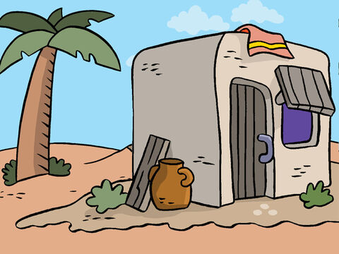 ... qui a bâti sa maison sur le sable. – Numéro de diapositive 6