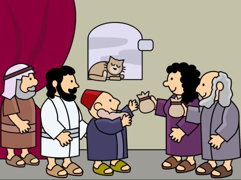 Jésus était satisfait du choix de Zachée de faire ce qui est juste. “ Aujourd’hui, dit Jésus, le salut est arrivé dans cette maison.”<br/>Zachée était heureux de retrouver le pardon et le bonheur. En faisant ce qui était juste, il s’est fait de nombreux nouveaux amis. – Numéro de diapositive 9