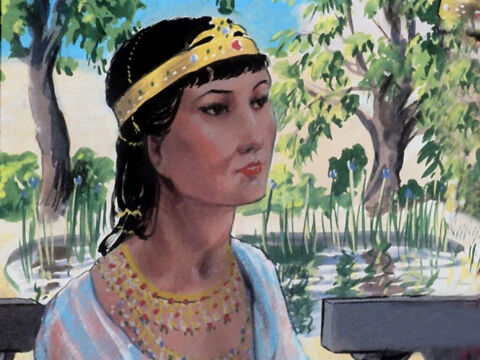 La reine Esther était profondément affligée d’apprendre la nouvelle; elle aussi était Juive, bien que le secret soit gardé par son oncle. – Numéro de diapositive 25