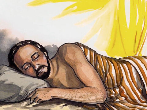 Comme il y pensait, voici, un ange du Seigneur lui apparut en songe, et dit: – Numéro de diapositive 2