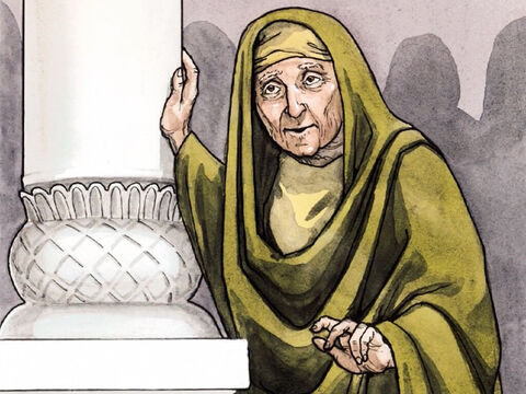 Il y avait aussi une prophétesse, Anne, fille de Phanuel, de la tribu d’Aser. Elle était fort avancée en âge, et elle avait vécu sept ans avec son mari depuis sa virginité. – Numéro de diapositive 9