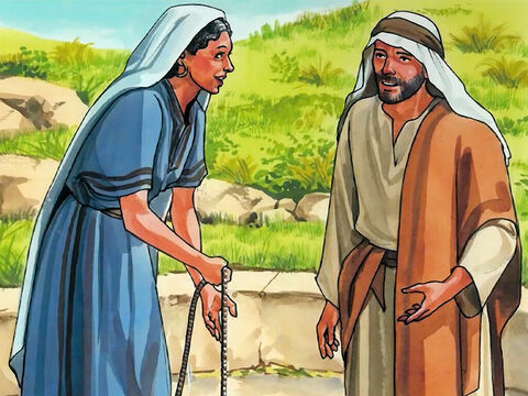 “Va, lui dit Jésus, appelle ton mari, et viens ici.” – Numéro de diapositive 12