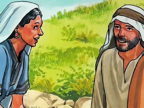 La femme lui dit: “Je sais que le Messie doit venir (celui qu’on appelle Christ); quand il sera venu, il nous annoncera toutes choses.” – Numéro de diapositive 5