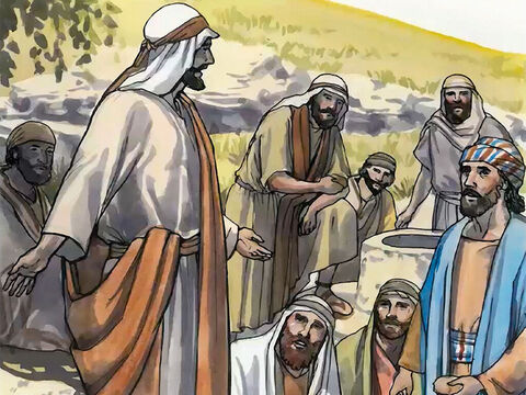 Pendant ce temps, les disciples le pressaient de manger, disant: “Rabbi, mange.” Mais il leur dit: “J’ai à manger une nourriture que vous ne connaissez pas.” – Numéro de diapositive 9