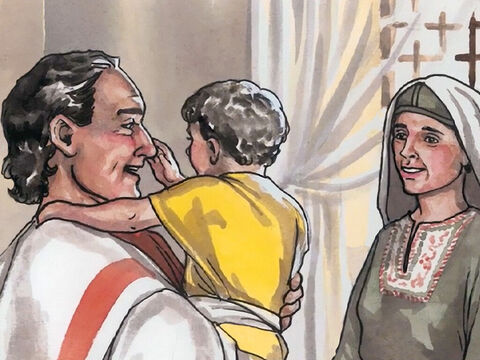 Jésus fit encore ce second miracle lorsqu’il fut venu de Judée en Galilée. – Numéro de diapositive 11