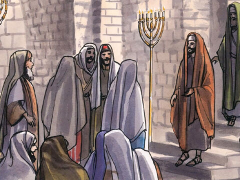 Il se rendit à Nazareth, où il avait été élevé, et, selon sa coutume, il entra dans la synagogue le jour du sabbat. – Numéro de diapositive 2