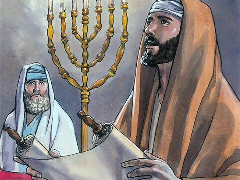 L’ayant déroulé, il trouva l’endroit où il était écrit: “L’Esprit du Seigneur est sur moi, parce qu’il m’a oint pour annoncer une bonne nouvelle aux pauvres; – Numéro de diapositive 4