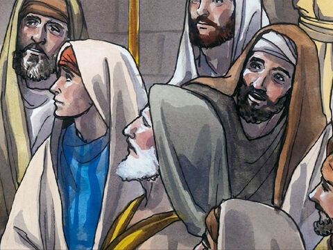 Et tous lui rendaient témoignage; ils étaient étonnés des paroles de grâce qui sortaient de sa bouche, et ils disaient: “N’est-ce pas le fils de Joseph?” – Numéro de diapositive 7