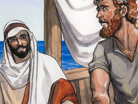 Lorsqu’il eut cessé de parler, il dit à Simon: “Avance en pleine eau, et jetez vos filets pour pêcher.” – Numéro de diapositive 5