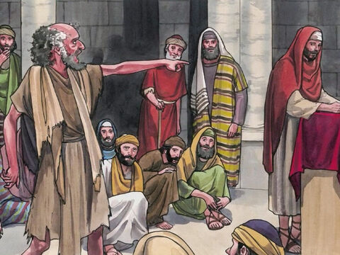 “Ah! qu’y a-t-il entre nous et toi, Jésus de Nazareth? Tu es venu pour nous perdre. Je sais qui tu es: le Saint de Dieu.” – Numéro de diapositive 4