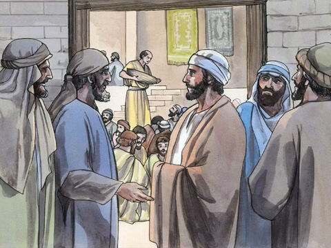 Alors les disciples de Jean vinrent auprès de Jésus, et dirent: – Numéro de diapositive 1