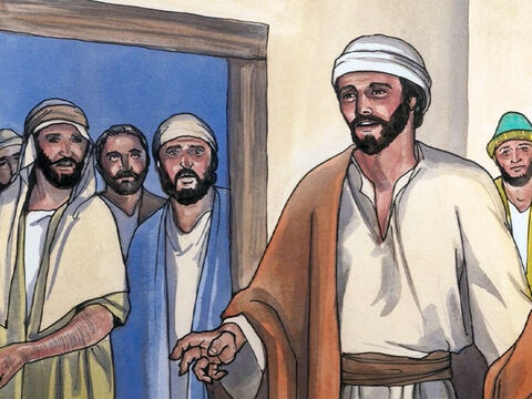 Jésus leur répondit: “Les amis de l’époux peuvent-ils s’affliger pendant que l’époux est avec eux? Les jours viendront où l’époux leur sera enlevé, et alors ils jeûneront. – Numéro de diapositive 3