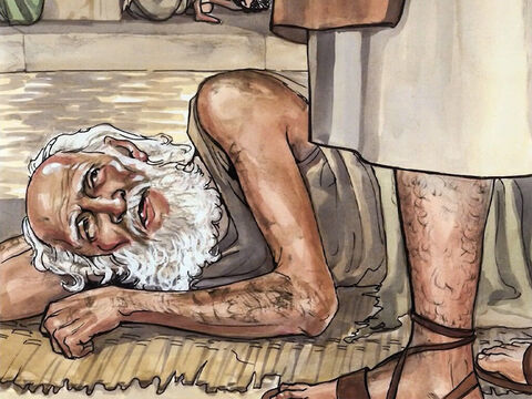 Le malade lui répondit: “Seigneur, je n’ai personne pour me jeter dans la piscine quand l’eau est agitée, et, pendant que j’y vais, un autre descend avant moi.” – Numéro de diapositive 5