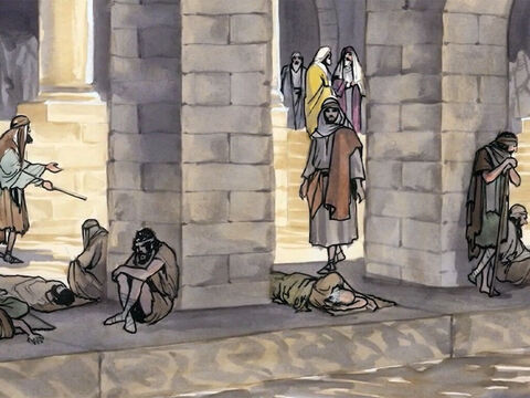 “Lève-toi, lui dit Jésus, prends ton lit, et marche.” – Numéro de diapositive 6