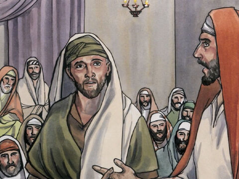 Alors, promenant ses regards sur eux tous, il dit à l’homme: “Etends ta main.” – Numéro de diapositive 6