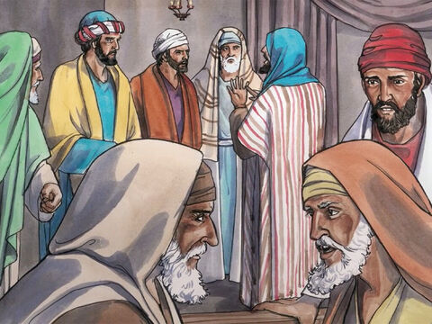 Ils furent remplis de fureur, et ils se consultèrent pour savoir ce qu’ils feraient à Jésus. – Numéro de diapositive 8