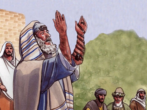 Lorsque vous priez, ne soyez pas comme les hypocrites, qui aiment à prier debout dans les synagogues et aux coins des rues, pour être vus des hommes. Je vous le dis en vérité, ils ont leur récompense. – Numéro de diapositive 5
