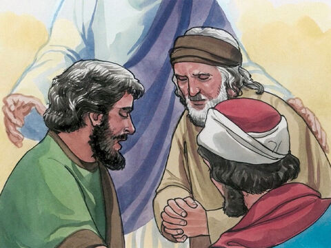 ‘Notre Père qui es aux cieux! Que ton nom soit sanctifié; que ton règne vienne; que ta volonté soit faite sur la terre comme au ciel. – Numéro de diapositive 8