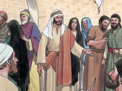 Alors Jésus dit: “Ne pleurez pas; elle n’est pas morte, mais elle dort.” – Numéro de diapositive 15