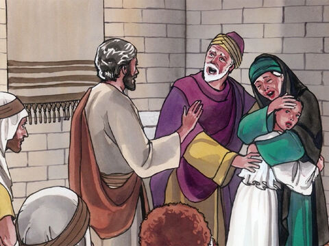 et Jésus ordonna qu’on lui donne à manger. – Numéro de diapositive 20