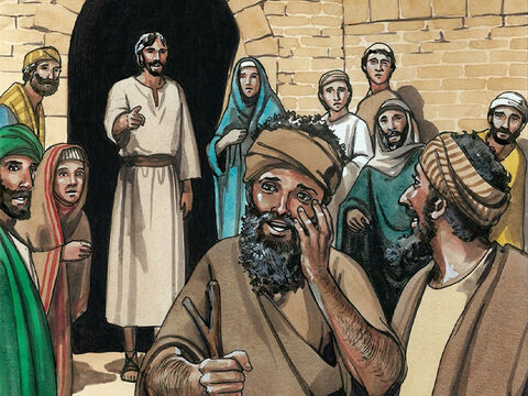 Jésus leur fit cette recommandation sévère: “Prenez garde que personne ne le sache.” Mais, dès qu’ils furent sortis, ils répandirent sa renommée dans tout le pays. – Numéro de diapositive 4