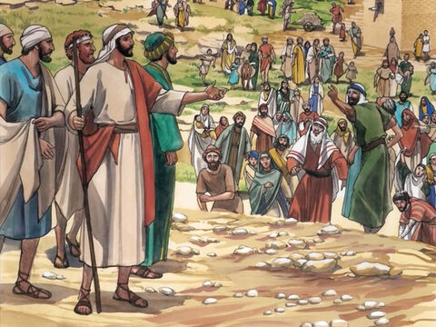 Jésus parcourait toutes les villes et les villages, enseignant dans les synagogues, – Numéro de diapositive 1