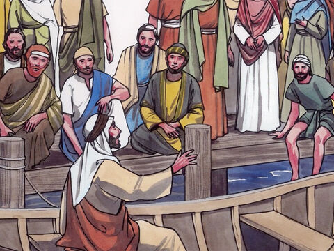 Plus tard, Jésus expliqua la signification de cette parabole à ses disciples. – Numéro de diapositive 10