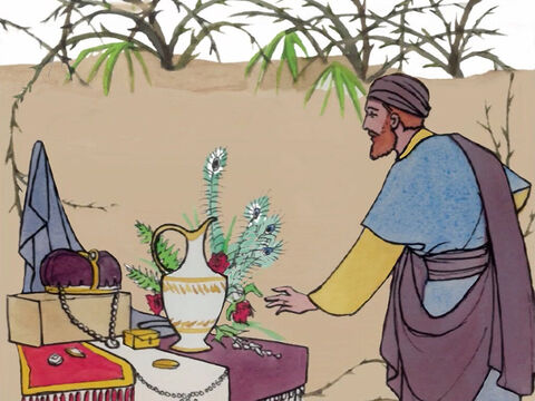 Celui qui a reçu la semence parmi les épines, c’est celui qui entend la parole, mais en qui les soucis du siècle et la séduction des richesses étouffent cette parole, et la rendent infructueuse. – Numéro de diapositive 13