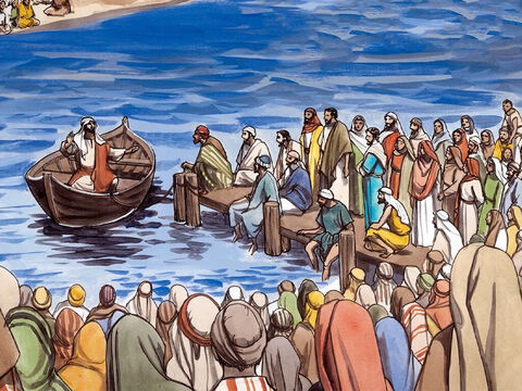 Aux foules qui étaient venues écouter Jésus sur le bord du Lac de Galilée, il donna la parabole de l’ivraie et du bon grain : – Numéro de diapositive 1