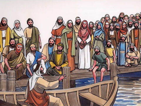 Jésus dit à la foule toutes ces choses en paraboles, et il ne lui parlait point sans paraboles, – Numéro de diapositive 13