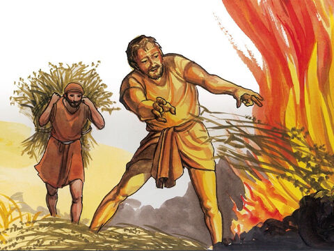 et ils les jetteront dans la fournaise ardente, où il y aura des pleurs et des grincements de dents. – Numéro de diapositive 21