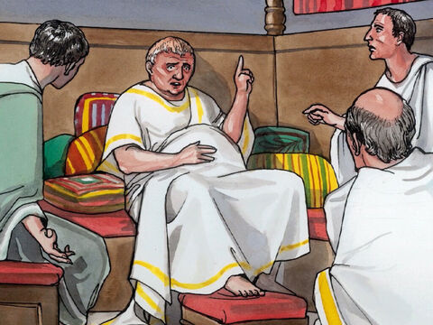 En ce temps-là, Hérode le tétrarque, ayant entendu parler de Jésus, dit à ses serviteurs: – Numéro de diapositive 1