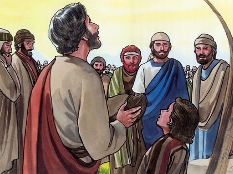 Jésus prit les pains, rendit grâces, – Numéro de diapositive 7