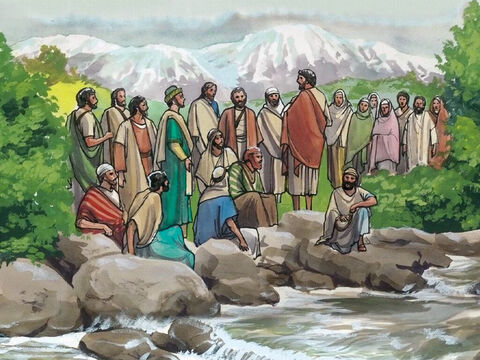 Jésus, étant arrivé dans le territoire de Césarée de Philippe, – Numéro de diapositive 1