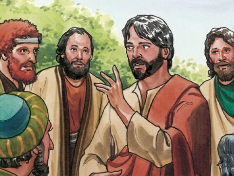 Jésus, reprenant la parole, lui dit: “Tu es heureux, Simon, fils de Jonas; car ce ne sont pas la chair et le sang qui t’ont révélé cela, mais c’est mon Père qui est dans les cieux.” Alors il recommanda aux disciples de ne dire à personne qu’il était le Christ. – Numéro de diapositive 7