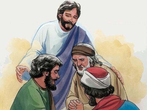 Je vous dis encore que, si deux d’entre vous s’accordent sur la terre pour demander une chose quelconque, elle leur sera accordée par mon Père qui est dans les cieux. Car là où deux ou trois sont assemblés en mon nom, je suis au milieu d’eux.” – Numéro de diapositive 5